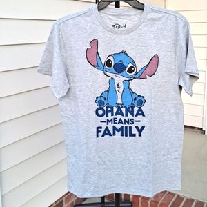 Disney Stitch Heather Gray Unisex T-shirt